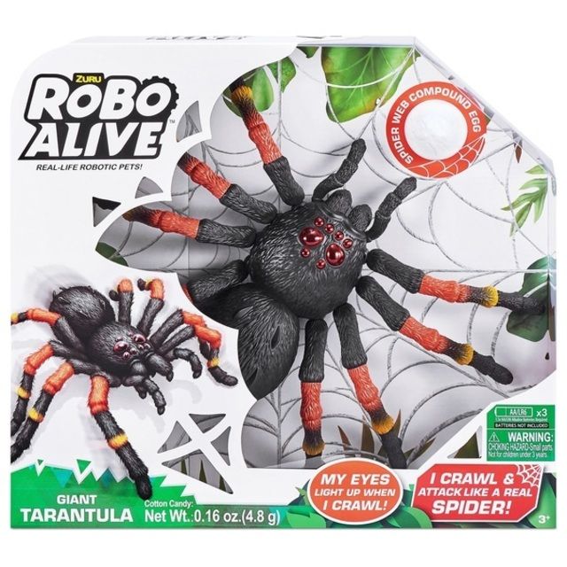 Robo Alive 38 cm Giant Tarantula Spider Robotic Toy by ZURU