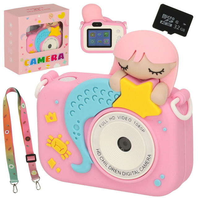 Pink digital camera for kids KX3571_1