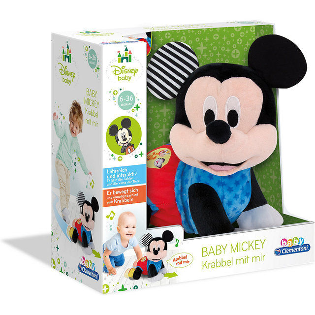 Disney Baby Clementoni - Baby Mickey Krabbel mit mir