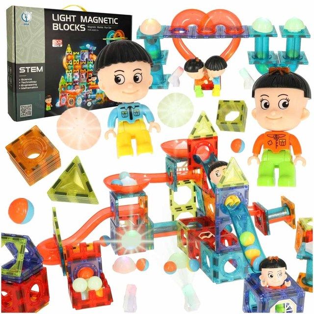 Luminous magnetic constructor 202 pieces KX5144_1