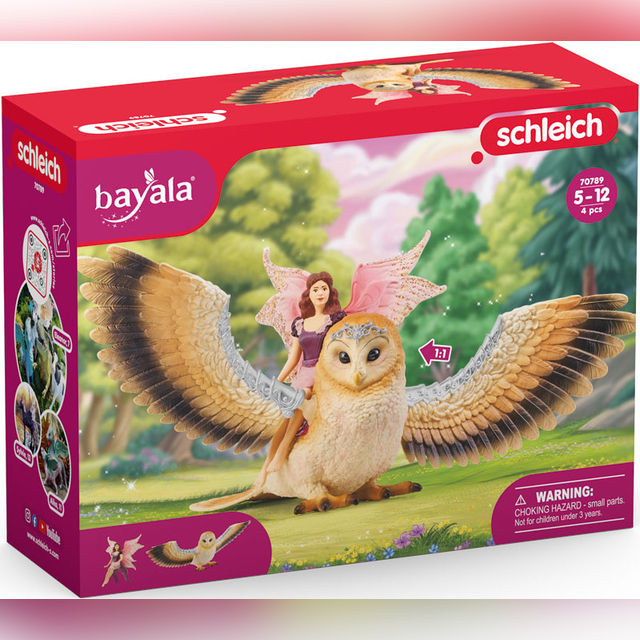SCHLEICH BAYALA Elfas ant blizgančios pelėdos 70789