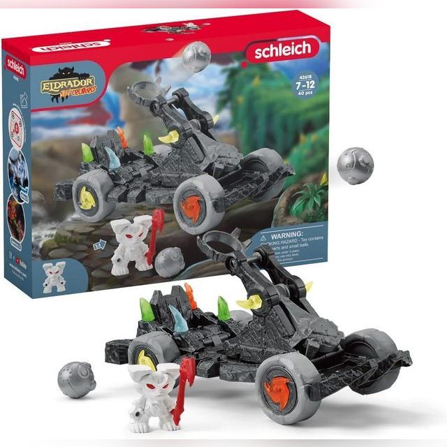 Schleich Eldrador 42618 Figūrėlė Eldarod Katapulta su mini būtybe Schleich