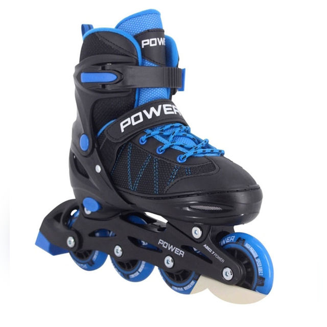 Riedučiai Adjustable Inline Skate Power Blue Black 38-41