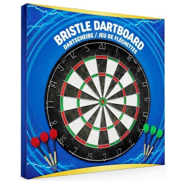 Bristle Dartboard with 6 Darts