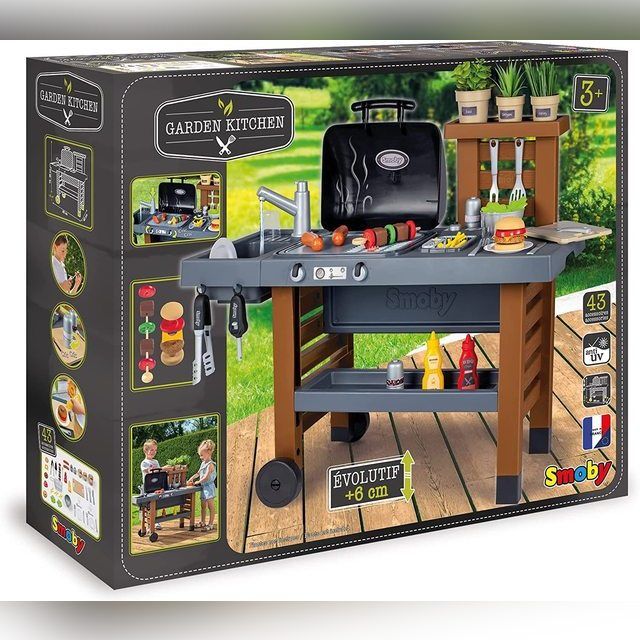 SMOBY Garden Kitchen Grill 43 priedai