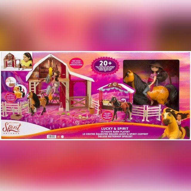 Žaislas Mattel Playset Spirit Untamed Lucky & Spirit Ultimate Barn