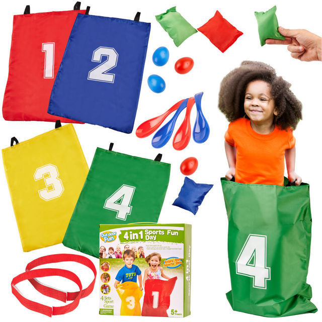 Sportinių žaidimų rinkinys 4-in-1 Sports Fun Day KX3639