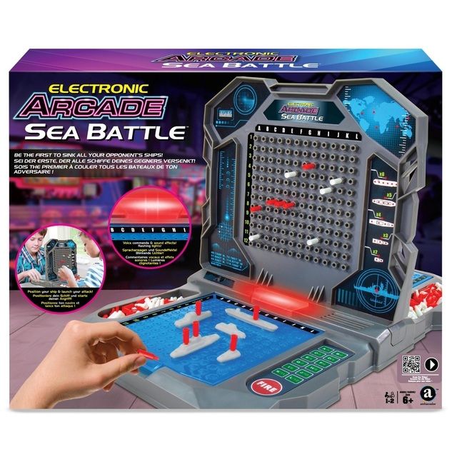 Stalo žaidimas Laivų mūšis Electronic Arcade Sea Battle