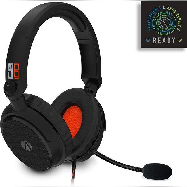 Stealth C6-100 Gaming Headset for Switch, XBOX, PS4/PS5, PC - BLACK/ORANGE