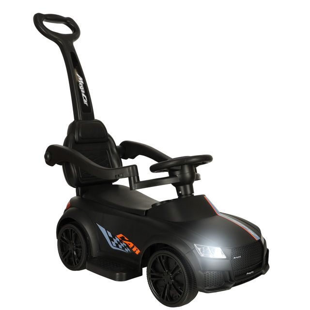 Stumdoma paspiriama mašinėlė su garsu ir šviesomis, juoda KX4413