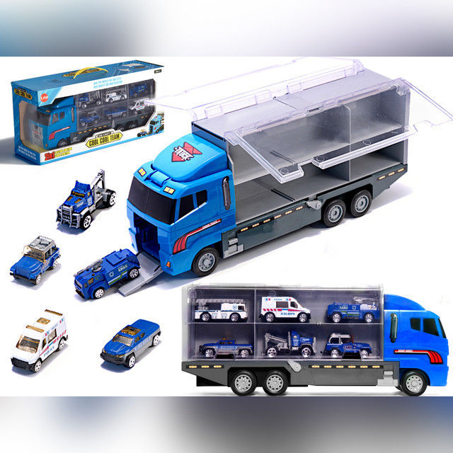 Sunkvežimis TIR su automobiliukais (KX6681_2)