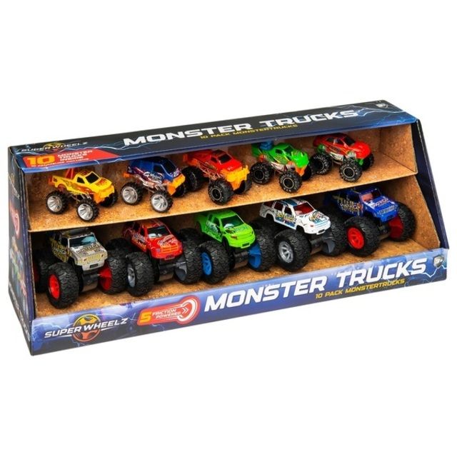 Super Wheelz Monster Trucks 10 pcs.