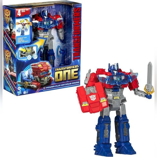 TRANSFORMERS MV8 Figūrėlė „Power Flip“ Optimus Prime, 25 cm