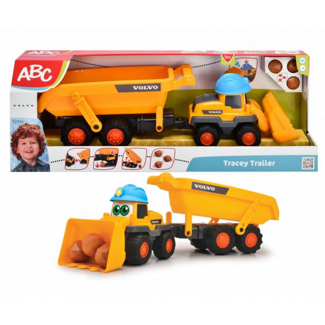 Transporto priemonė Vehicle ABC Tracey Trailer with sound 65 cm