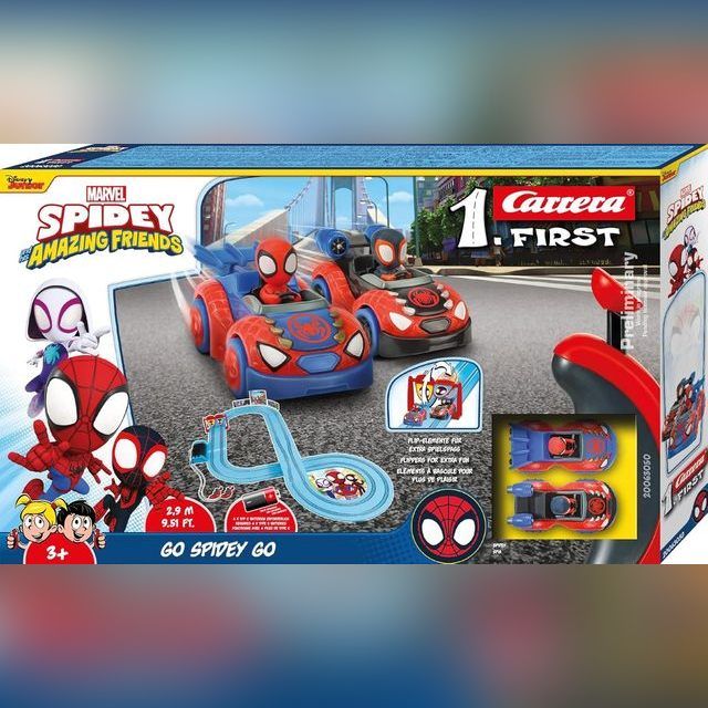Trasa Carrera First Spidey and His Amazing Friends Go Spidey Go Race Track Set 2.9m