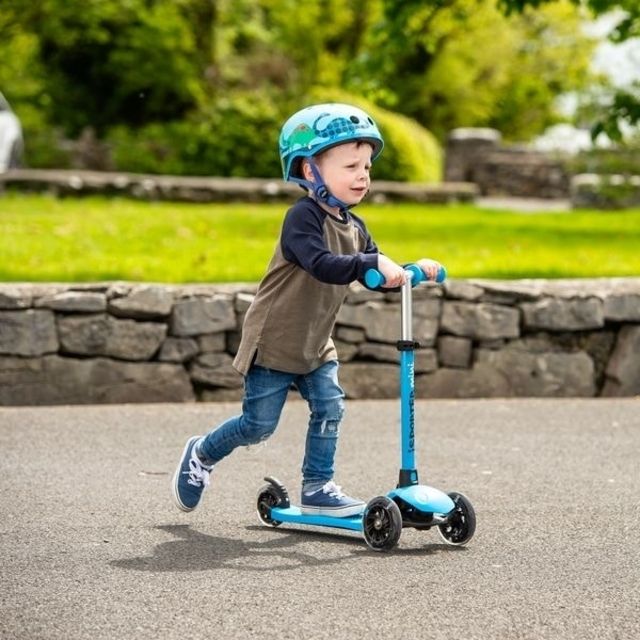 Tricycle Scooter iSporter Mini LED blue Scooter
