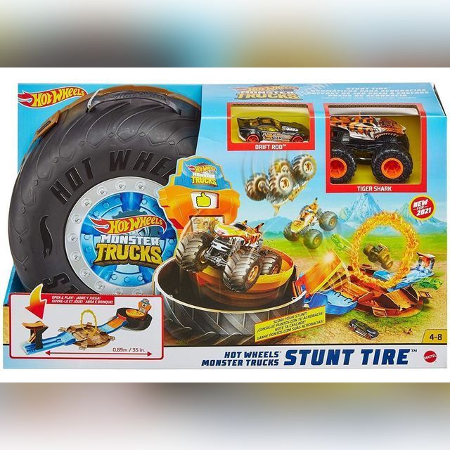 Triukų rinkinys „Padanga džipams“ Hot Wheels Stunt tire