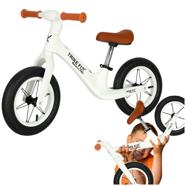 Vaikiškas balansinis dviratis Trike Fix Balance PRO, baltas KX4355_1