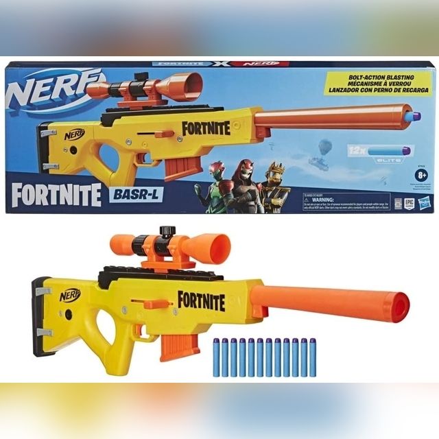 Vaikiškas šautuvas Nerf Fortnite Basr L Dart Blaster (BE ORIGINALIOS PAKUOTES)