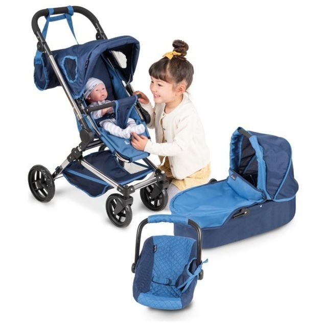 Vežimėlis lėlei su priedais Silver Cross Dolls 3-in-1 Travel System