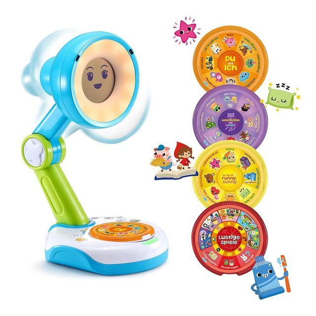 VTech Funny Sunny - Interactive Lamp Girlfriend Blue