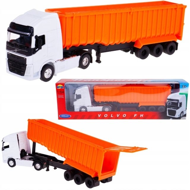 Welly Volvo FH sunkvežimis su priekaba