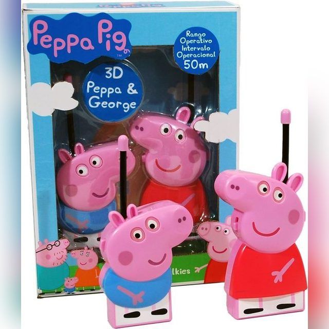 Žaislinė racija Peppa Pig Walkie Talkie 3D