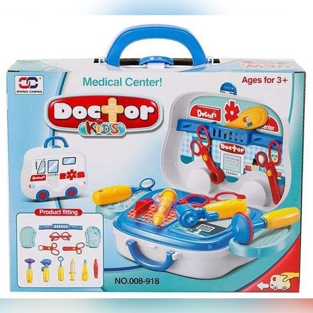 Žaislinis daktaro rinkinys Gerardos Toys Doctor Kids Medical Center