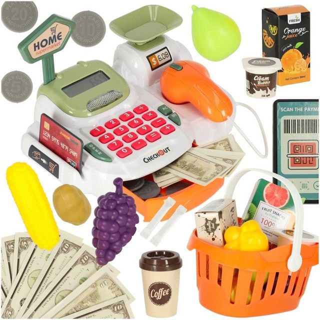 Žaislinis kasos aparato rinkinys Home Supermarket KX3270