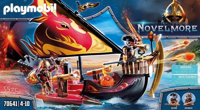 70641 PLAYMOBIL® Novelmore Burnham Flaming Ship