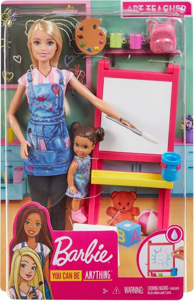 Barbie Doll Barbie Painting School GJM29 DHB63