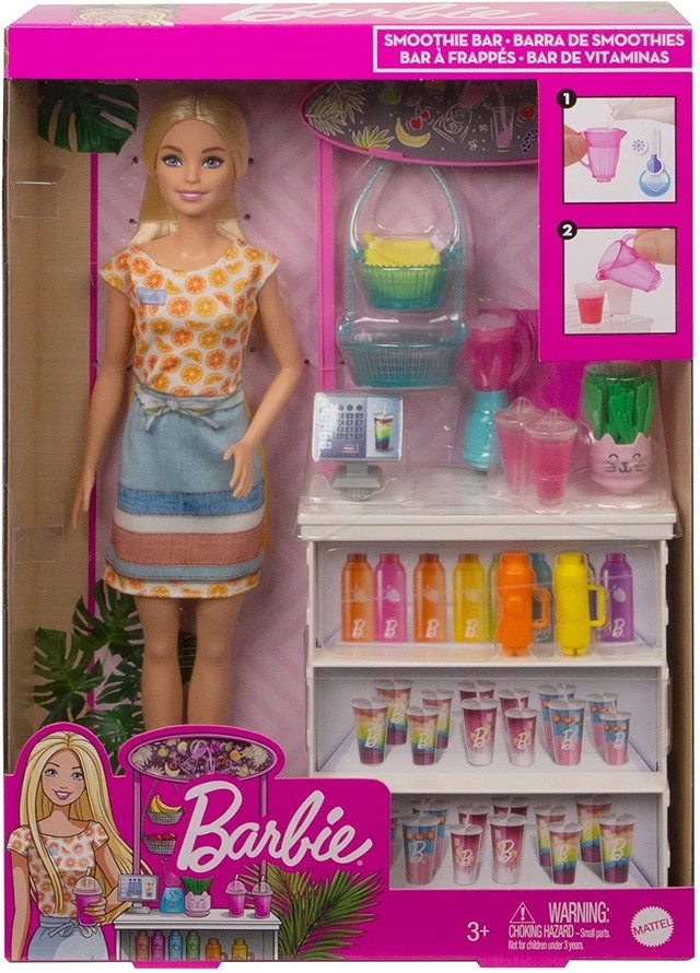 BARBIE juice cocktail bar set, GRN75