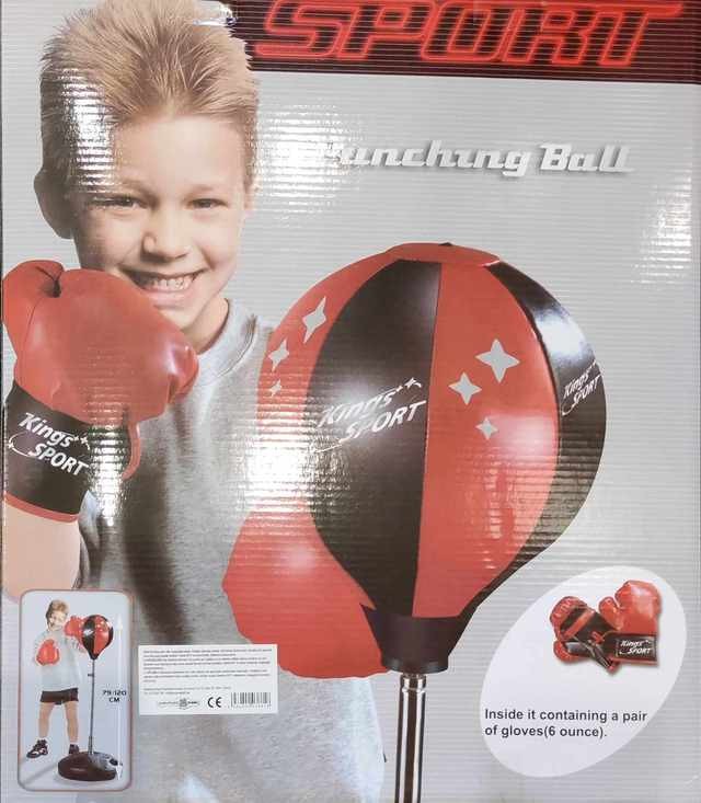 Bokso kriaušė su pirštinėmis King Sport Punching Ball
