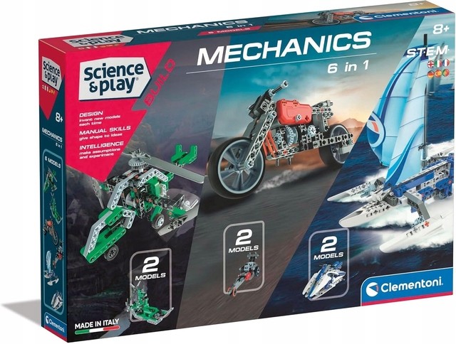 Clementoni Science & Play Build Mechanics 6 in 1