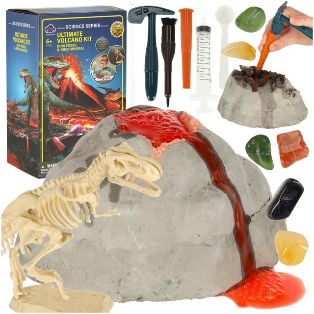 Eksperimentinis žaidimas-ugnikalnio išsiveržimas Ultimate Volcano kit KX3582