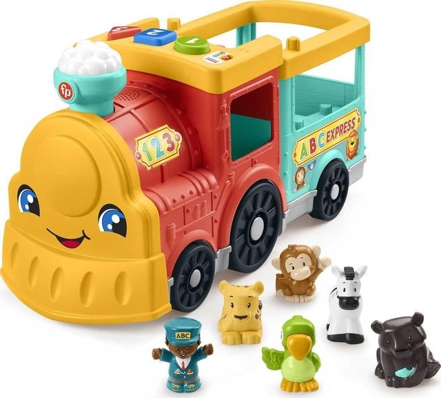 Fisher-Price Little People Toy Big ABC Animal Train