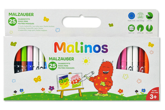Flomasteriai Malinos Malzauber 25 Magic Pens