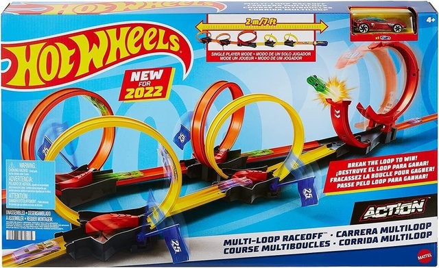Hot Wheels Action Multi-Loop Raceoff Playset