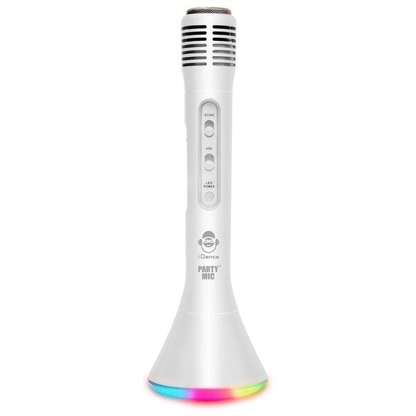 iDance Bluetooth Party Microphone PM10 White
