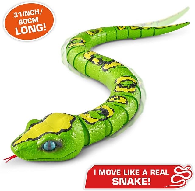 Interaktyvus pitonas - gyvatė Robo Alive – Giant Python 80 cm