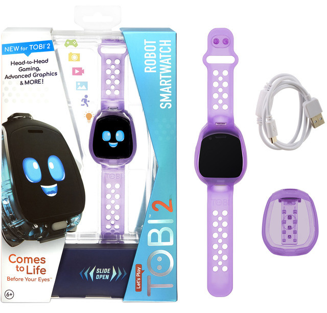 Išmanusis laikrodis Little Tikes Tobi 2 Robot, violetinis