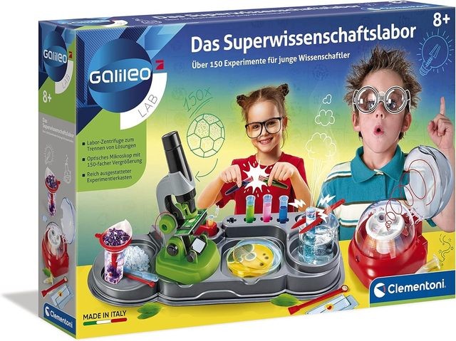 Jaunojo chemiko rinkinys Clementoni The Super Science Laboratory