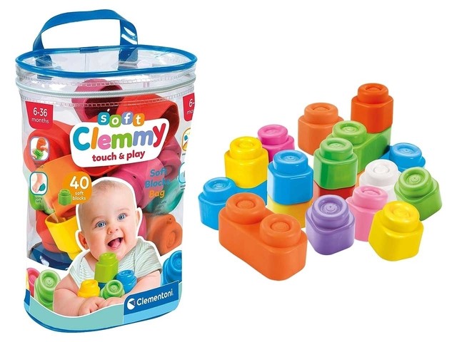 Clementoni Soft Clemmy touch and play blocks