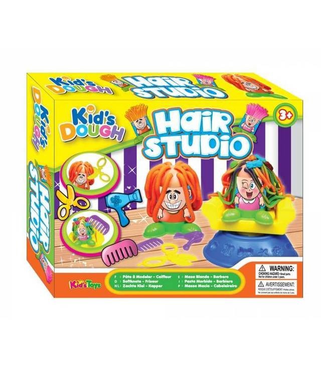 Kid's Dough Hair Studio kirpyklos rinkinys su lipdymo mase 11678