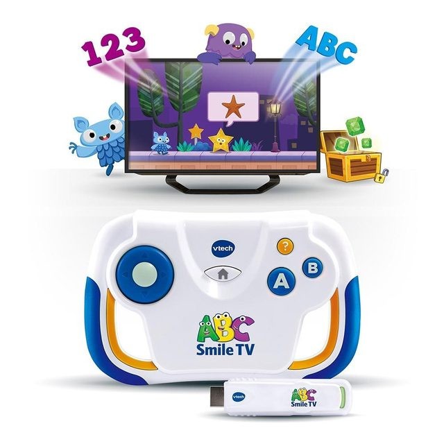 Konsolė Vtech ABC Smile TV - Wireless Learning Console with HDMI Stick