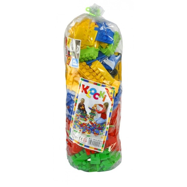 Constructor-blocks in a bag Klocki 200pcs. 3+ years.