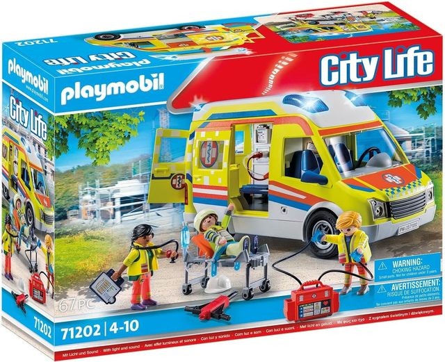 Constructor Playmobil City Life Ambulance 71202