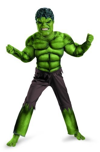 Kostiumas Avengers Hulk Classic Muscle Costume, Green