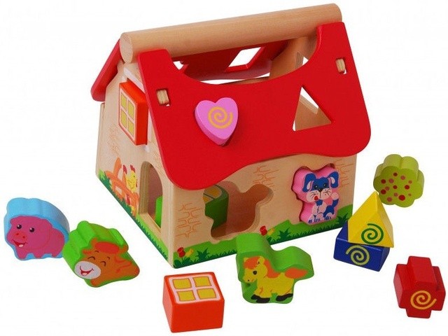 Educational toy Gerardos Toys Wooden Farmhouse