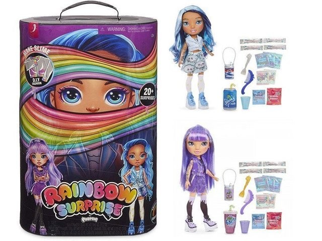 Lėlė siurprizas MGA Poopsie Rainbow Suprise (Amethyst Rae arba Blue Sky)